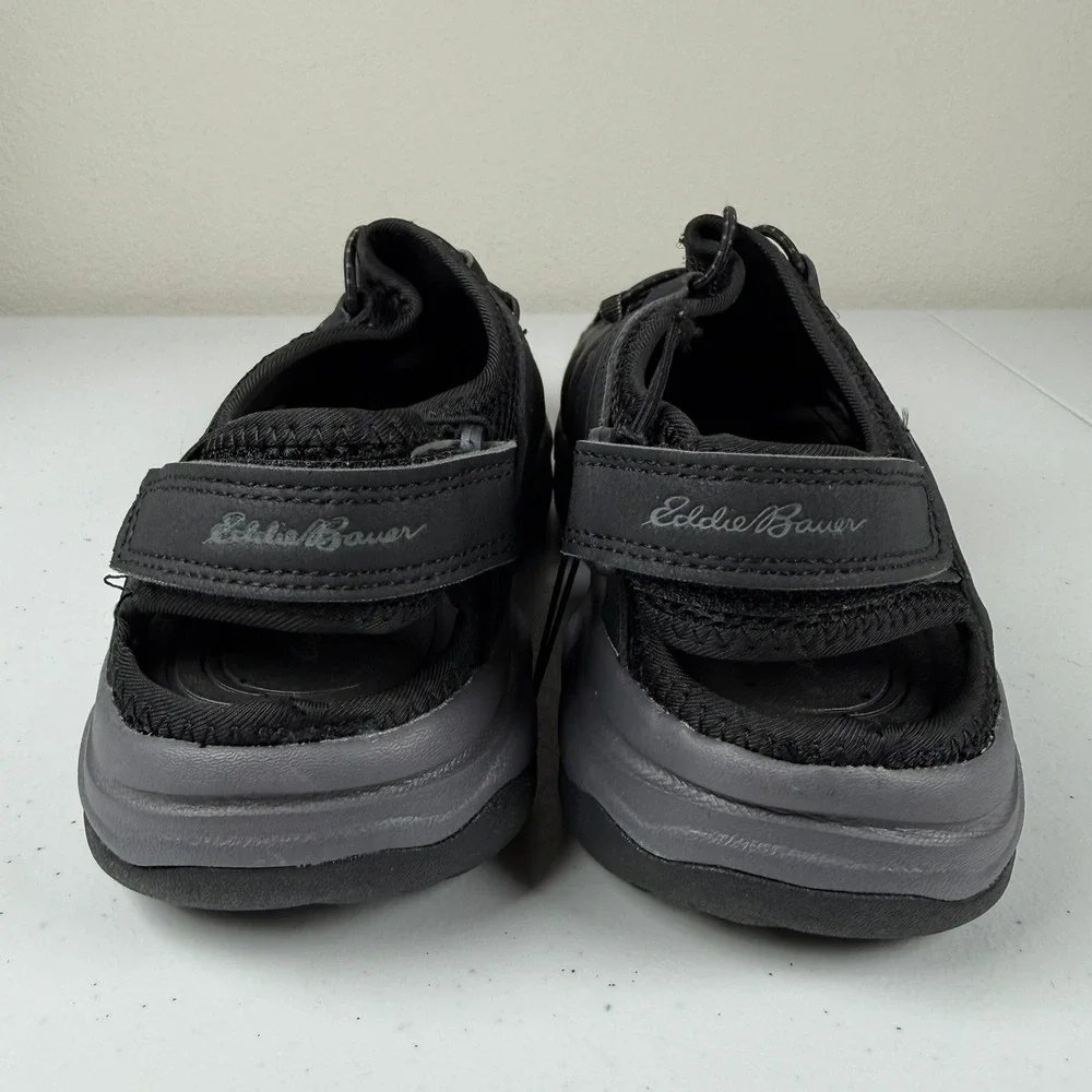 Eddie Bauer Mens 9 Laketrail Sandal Black Hiking Outdoor Gorpcore New
